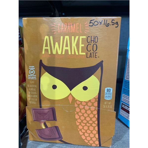 Caramel Awake Chocolates with Caffeine 50x16.5g