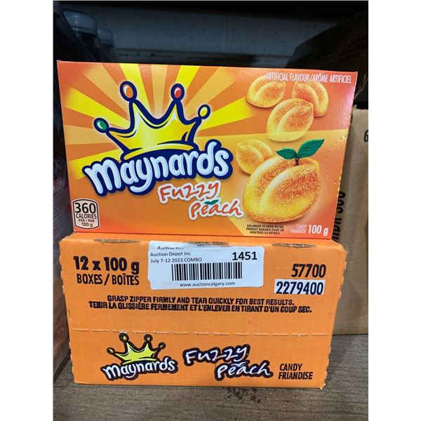 Maynard's Fuzzy Peach 12x100g