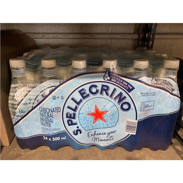 S. Pellegrino Carbonated Natural Spring Water 24x500ml