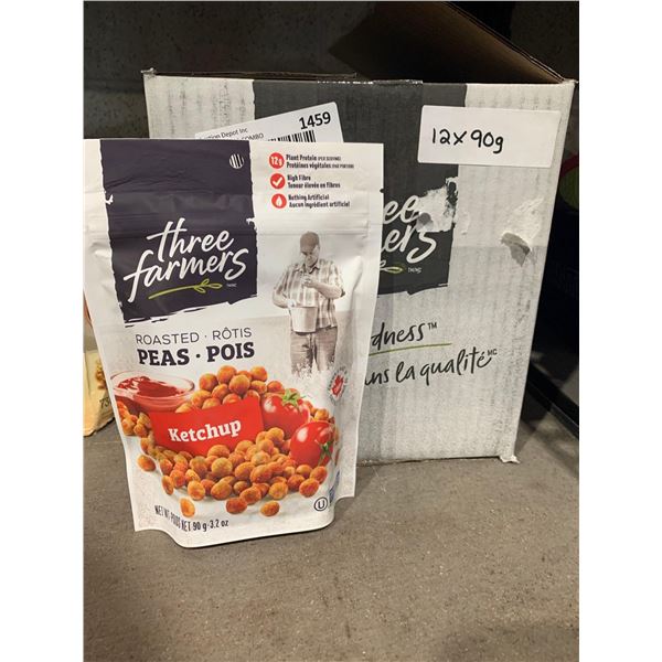 Three Farmers Roaster Peas - Ketchup - 12x90g