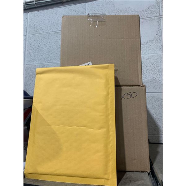 Lot of 50 Yellow 5X7 Bubble Mailers