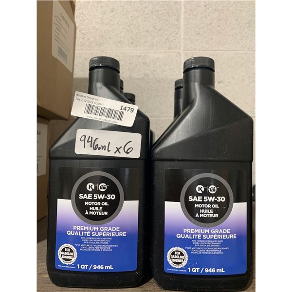 Circle K Premium Grade SAE 5W-30 Motor Oil 6x946ml