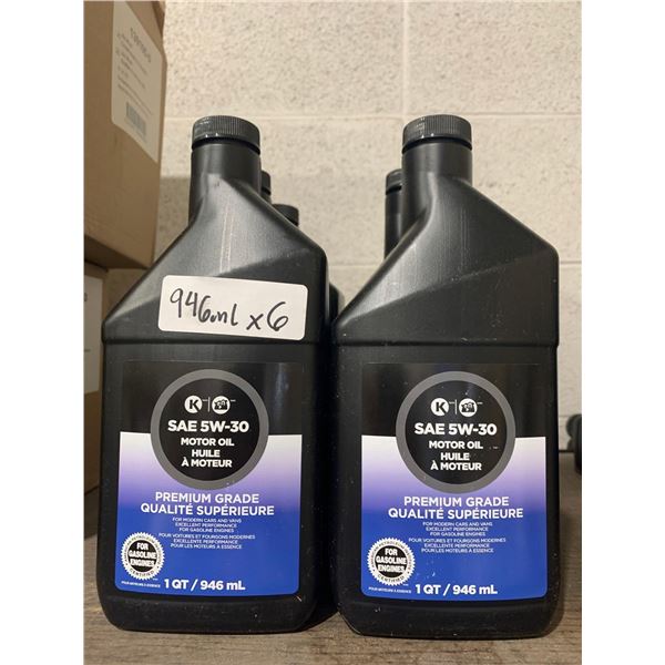 Circle K Premium Grade SAE 5W-30 Motor Oil 6x946ml
