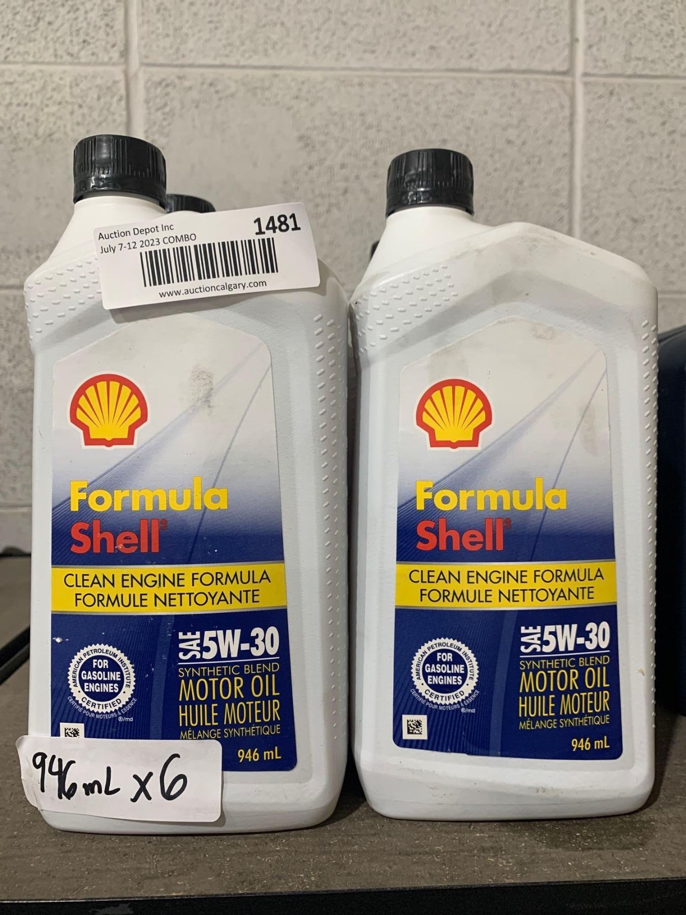 Formula Shell Clean Engine Formula SAE 5W-30 Synthetic Blend motor Oil ...