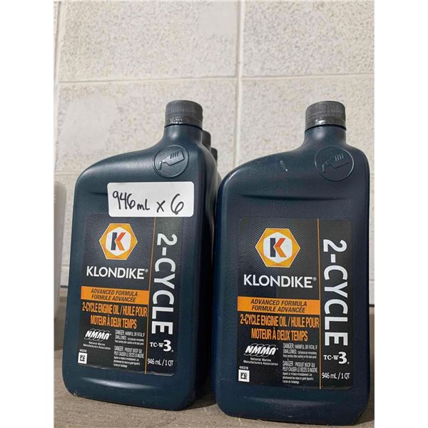 Circle K Klondike Advanced Formula 2 Cycle Engine Oil 6x946ml