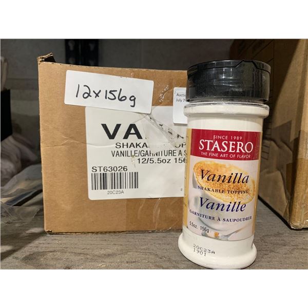 Sasero Vanilla Shakable Topping 12x156g