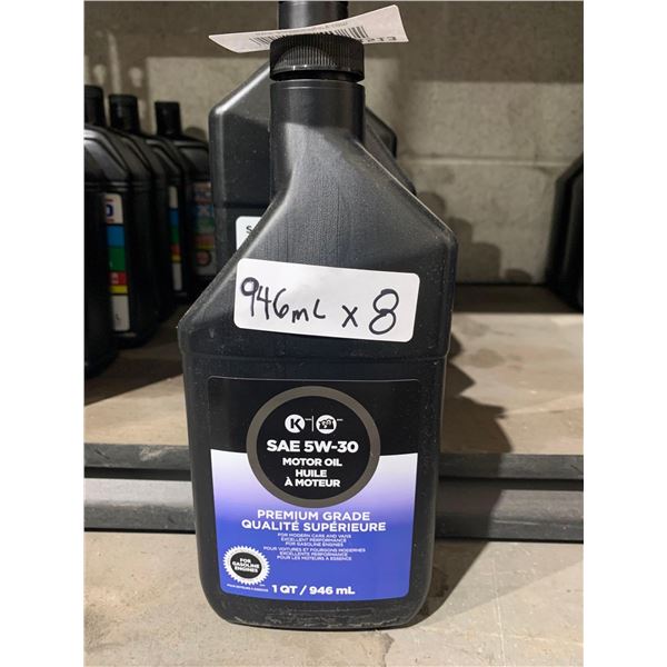 Circle K Premium Grade SAE 5W-30 Motor Oil 8x946ml