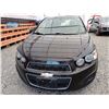 Image 8 : E1 --  2014 CHEVROLET SONIC LT, Black, 184,108 KMS