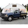 Image 1 : F5 --  2004 FORD F350 SRW SUPER DUTY FLATDECK, Blue, 206547  Miles