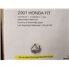 Image 102 : B1 --  2007 HONDA FIT , Blue, 295434