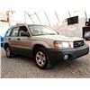 Image 8 : F1 --  2005 SUBARU FORESTER 25X AWD, Grey, 205484