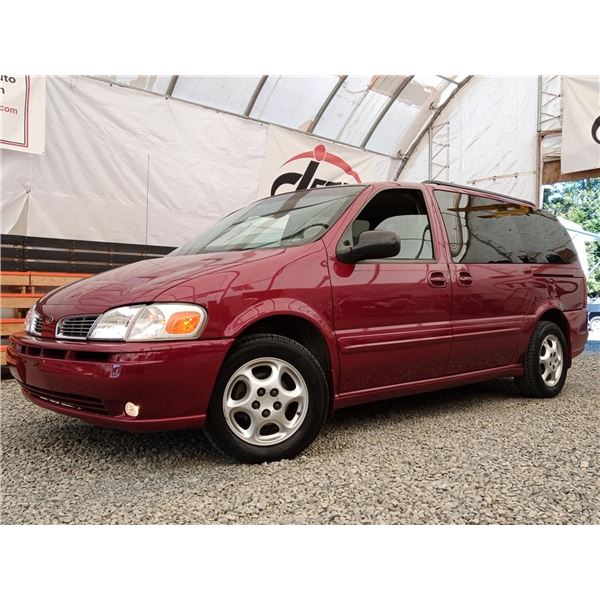 A5 --  2004 OLDSMOBILE SILHOUETTE , Red, 249,601 KMS
