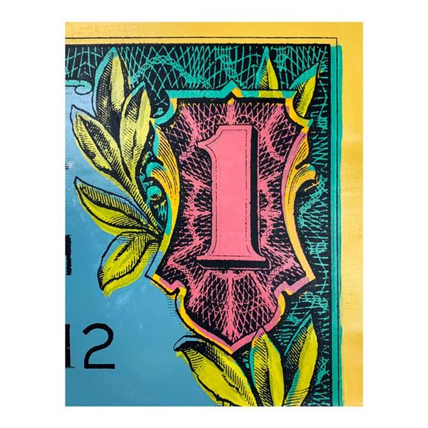 Top of a Dollar by Steve Kaufman (1960-2010)