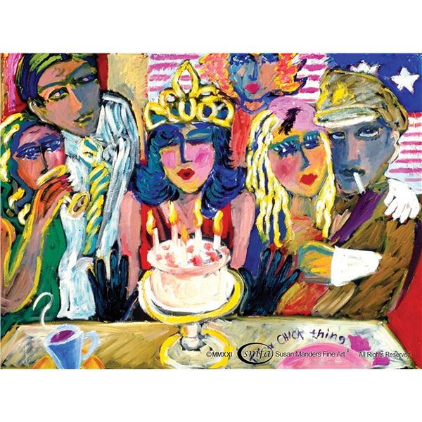 Susan Manders ORIGINAL "Birthday Princess