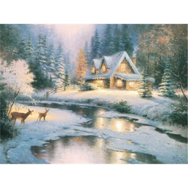 Deer Creek Cottage by Thomas Kinkade