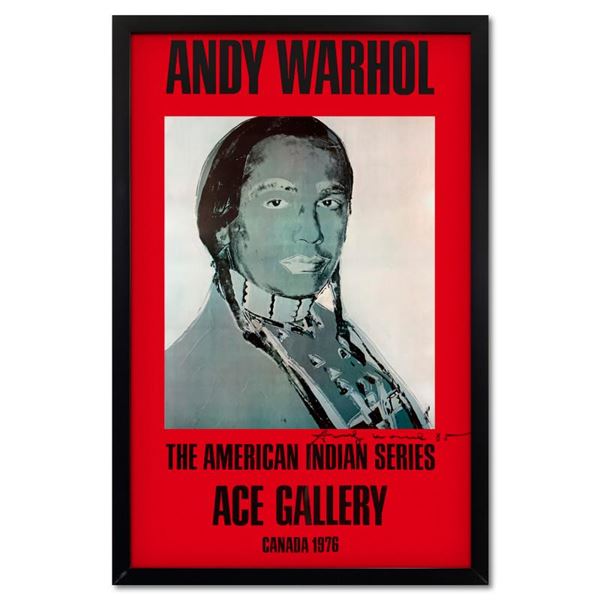 The American Indian Series (Red) by Andy Warhol (1928-1987)