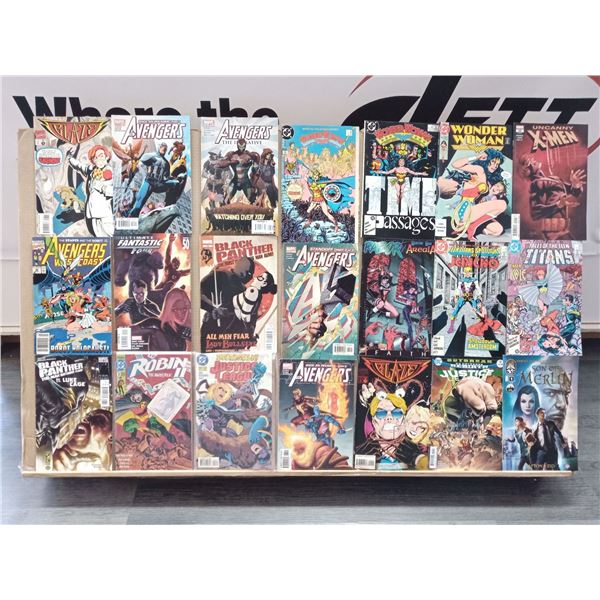 Assorted Collectible Comics, Avengers. Xmen, Wonder Woman & More