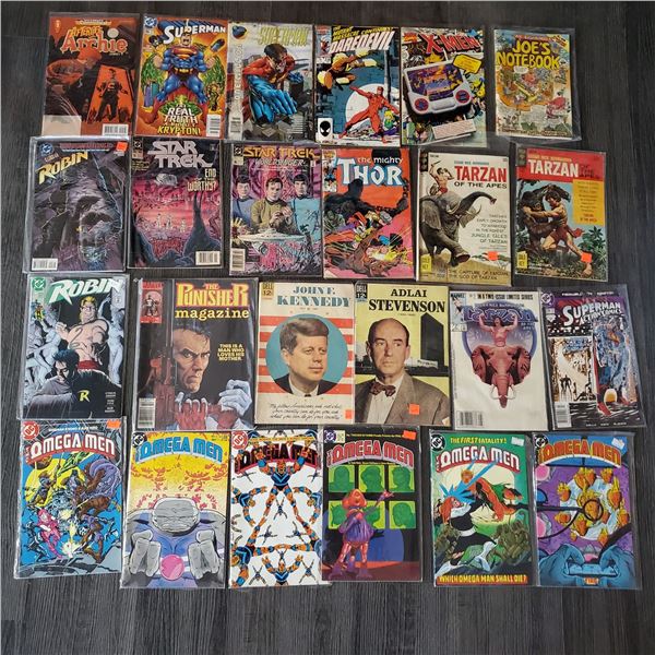 Assorted Collectible Comics, Star Trek, Superman, Robin & More