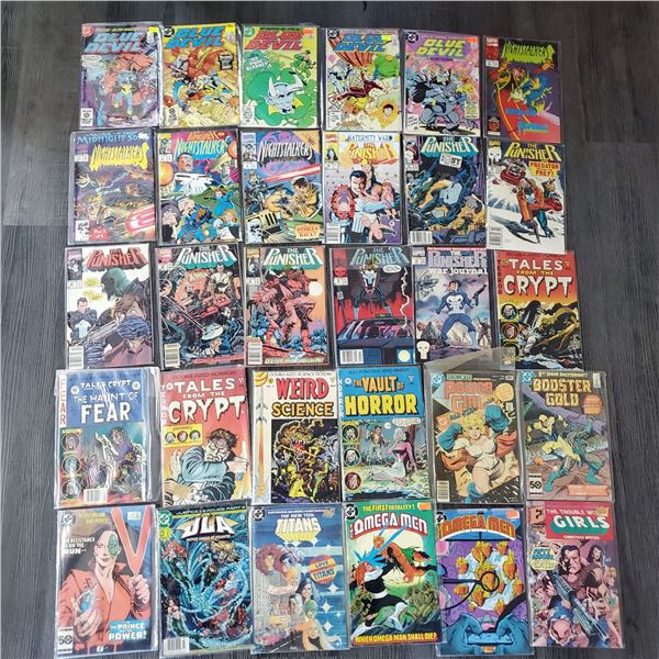 Assorted Collectible Comics, Punisher, Nightstalker & More