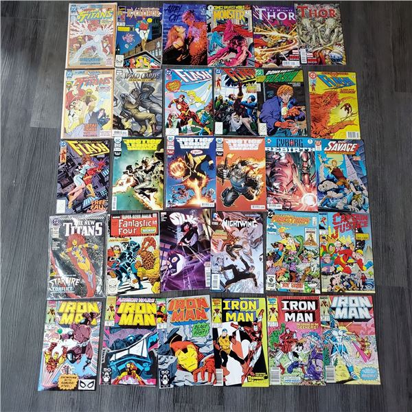 Assorted Collectible Comics, Ironman, Savage, Fantastic Four & More