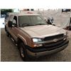 Image 8 : G2 --  2005 CHEVROLET SILVERADO 1500 HD CREW CAB 4X4, Grey, 299,952 KMS