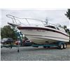 Image 2 : 0A --  1983 BAYLINER CIERA SUNBRIDGE 2355 ON A 1984 EASY LOADER BOAT TRAILER, WHITE, 28' APX//24.5'