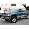 Image 2 : G3 --  2002 DODGE RAM 2500 EXT CAB 4X4 DIESEL, Blue, 203,387 KMS