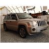 Image 8 : F3 --  2009 JEEP PATRIOT SPORT 4X4, Gold, 287095 Kms