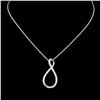 Image 2 : 14K Gold 0.14ctw Diamond Pendant