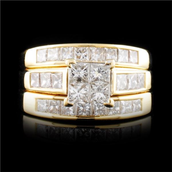 14K Gold 1.64ctw Diamond Ring