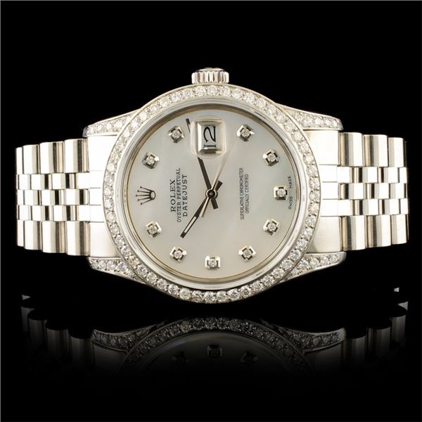 Rolex DateJust 1.50ctw Diamond 36MM Wristwatch