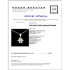 Image 3 : 14K Gold 0.22ctw Diamond Pendant