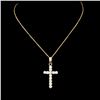 Image 2 : 14K Gold 0.54ctw Diamond Pendant