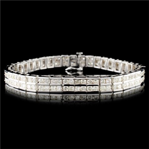 14K Gold 6.00ctw Diamond Bracelet