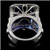 Image 3 : 18K White Gold 21.50ct Tanzanite & 3.93ct Diamond