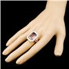 Image 3 : 18K Gold 10.78ct Tourmaline & 1.47ctw Diamond Ring