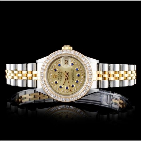 Rolex YG/SS DateJust 1.50ct Diamond 26MM Watch