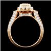 Image 3 : 18K Gold 2.26ctw Fancy Rose Diamond Ring