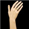 Image 4 : 18K Gold 0.58ctw Diamond Ring