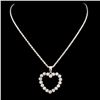 Image 2 : 14K Gold 0.45ctw Diamond Pendant