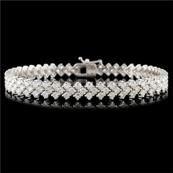 18K Gold 6.00ctw Diamond Bracelet