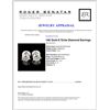 Image 3 : 14K Gold 0.72ctw Diamond Earrings