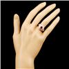 Image 4 : 18K Gold 0.84ct Ruby & 0.60ctw Diamond Ring