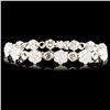 Image 1 : 18K Gold 6.77ctw Diamond Bracelet