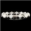 Image 2 : 18K Gold 6.77ctw Diamond Bracelet