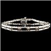 Image 1 : 14K Gold 0.57ctw Diamond Bracelet