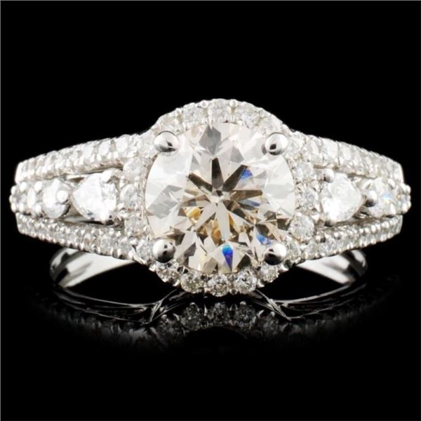 18K White Gold 2.15ctw Diamond Ring