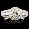 Image 1 : 18K White Gold 2.15ctw Diamond Ring