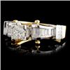 Image 2 : 14K Yellow Gold 1.45ctw Diamond Ring