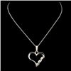 Image 2 : 14K Gold 0.21ctw Diamond Pendant